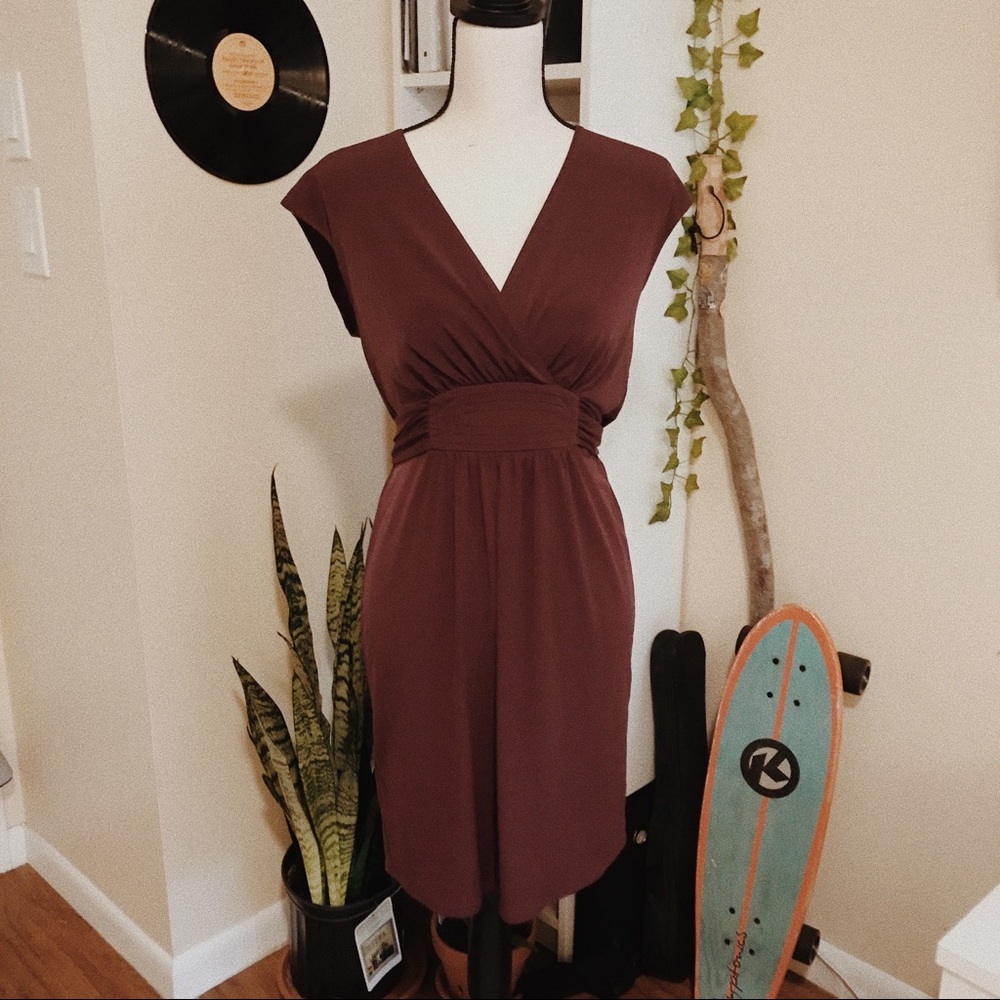 max and cleo dark purple dress | size s